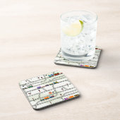 Spoorweg Onderzetter (Rechterzijde)