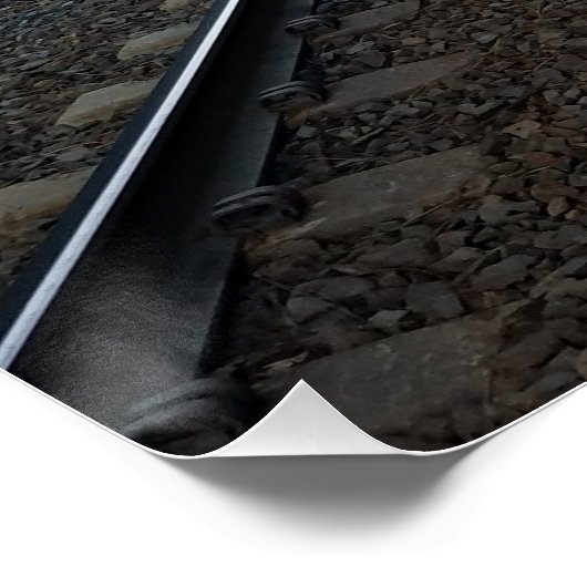 Spoorweg Perfect Poster (Hoek)