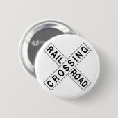 SPOORWEG RONDE BUTTON 5,7 CM (Voorkant /achterkant)