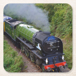 Spoorweg Tornado Nene Valley Vierkante Kartonnen Onderzetter