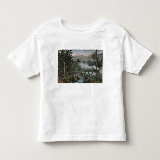 Spoorweg van het zuidelijke deel van de Stille Oce Kinder Shirts (Voorkant)