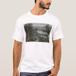 Spoorweg van het zuidelijke deel van de Stille Oce T-shirt