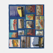  spoorwegAdverteren Fleece Deken (Voorkant)