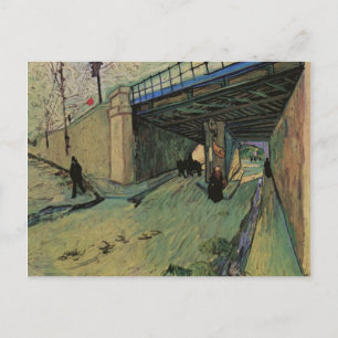 Spoorwegbrug Avenue Montmajour Van Gogh Fine Art Briefkaart