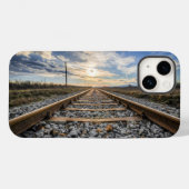 Spoorwegen Case-Mate iPhone Case (Achterkant (horizontaal))