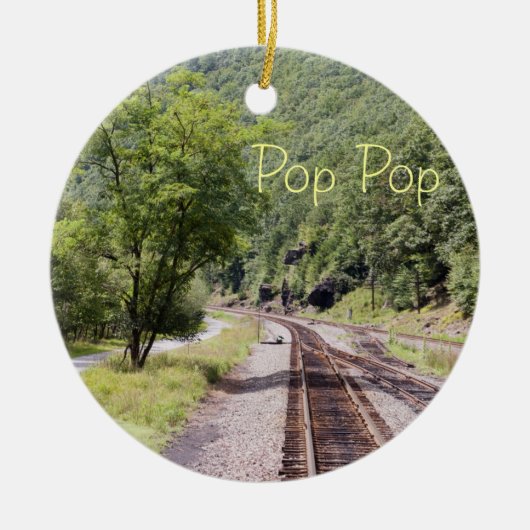 Spoorwegen Keramisch Ornament (Voorkant)