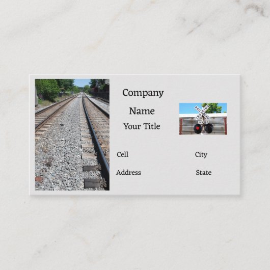Spoorwegen Visitekaartje (Voorkant)