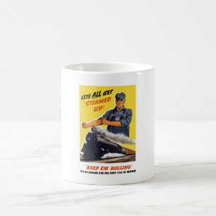 Spoorwegen zijn de eerste verdedigingslinie — WW Koffiemok