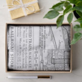  spoorwegenkaart Milwaukee Tissuepapier (Geschenk)