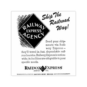 Spoorwegexpres,Verzenden van de spoorweg Inked Sta Zelfinktende Stempel