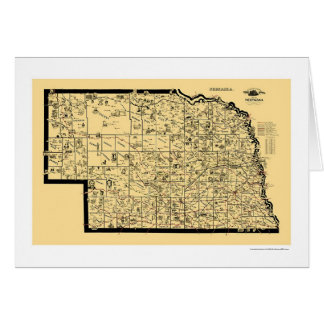 Spoorwegkaart Nebraska 1897