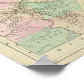 Spoorwegkaart Penn Poster (Hoek)