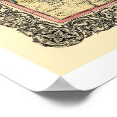 Spoorwegkaart van de oostelijke staten 1856 poster (Hoek)