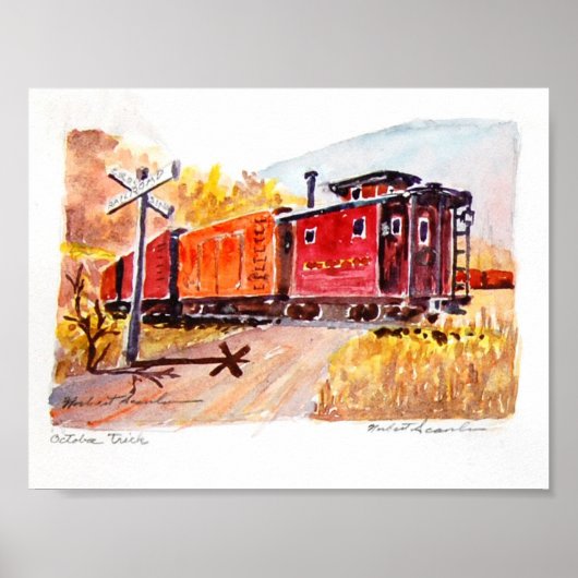 spoorwegovergang poster (Voorkant)