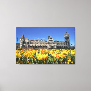 Spoorwegstation Dunedin Canvas Afdruk
