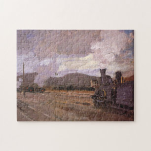 Spoorwegstation in Argenteuil Monet Fine Art Legpuzzel