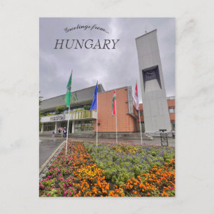 Spoorwegstation in Sopron Hongarije Briefkaart