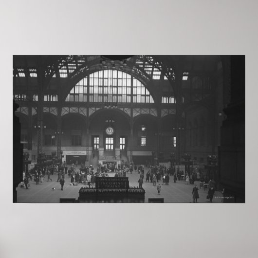 Spoorwegstation Poster (Voorkant)