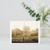 Spoorwegstation, Roslyn, Long Island,  Briefkaart (Staand voorkant)