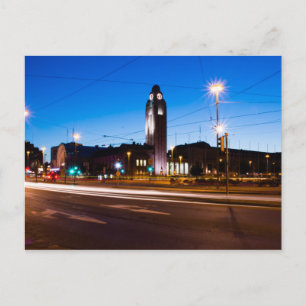 Spoorwegstation van Helsinki Briefkaart
