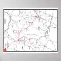 Spoorwegsysteemkaart Hagerstown & Frederick (c 192