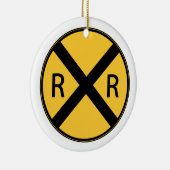 Spoorwegtraject Keramisch Ornament (Rechts)