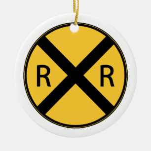 Spoorwegtraject Keramisch Ornament