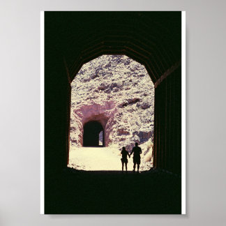 Spoorwegtunnel bij Lake Mead - Nevada Poster