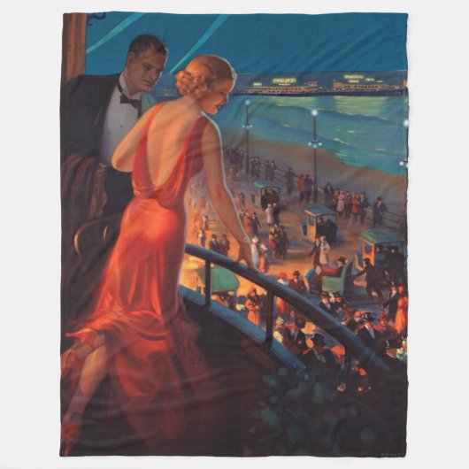  SPOORWEGVERKEER PENNSYLVANIA FLEECE DEKEN (Voorkant)