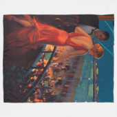  SPOORWEGVERKEER PENNSYLVANIA FLEECE DEKEN (Voorkant (Horizontaal))