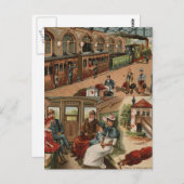 Spoorwegvervoer Briefkaart (Voorkant / Achterkant)