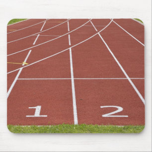 Spoorwijdte en veld muismat