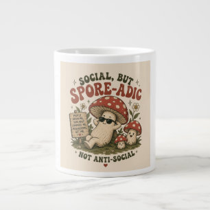 Spore-Adische stemming – Cute Chill Paddenstoel Re Extra Grote Beker