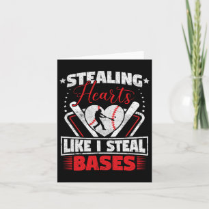 Sporen als ik Steal Bases Softball Baseba Kaart