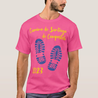 Sporen van de Camino de Santiago de Compostela T-shirt