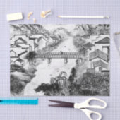 Sporen van hedendaagse houtskool tissuepapier (Craft)