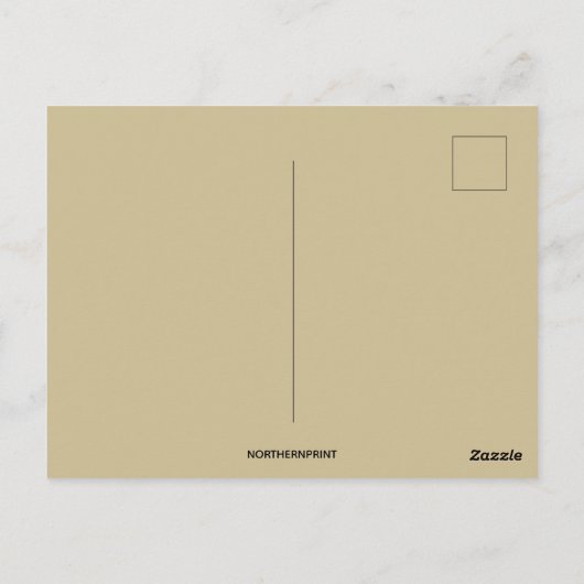 Sporen van Mistletoe en Holly Christmas Briefkaart (Achterkant)