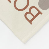 Sporen Word Art Neutrals Cool Personeel Fleece Deken (Hoek)