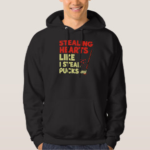 Sporend hart zoals ik Steal Pucks Valentijnsdag H Hoodie