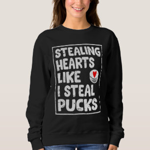Sporend hart zoals ik Steal Pucks Valentijnsdag H Trui