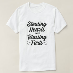 Sporende harten en verbluffende kunstwerken t-shirt