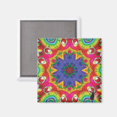 Spores Kaleidoscope Magnet Magneet (Voorkant / Achterkant)