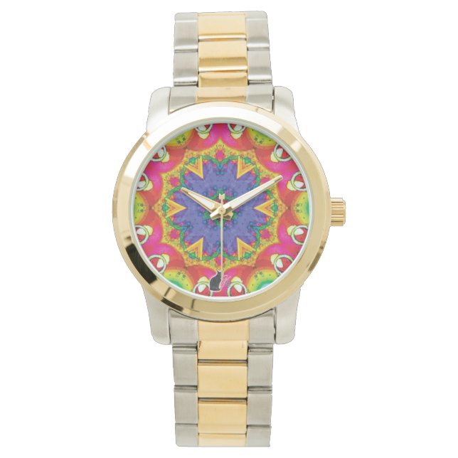 Spores Kaleidoscope Watch Horloge (Voorkant)