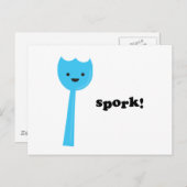Spork. Briefkaart (Voorkant / Achterkant)