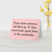 Spork them in the underbals card kaart (Gele Bloem)