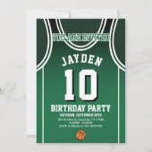 Sport 10 Verjaardagsfeest Uitnodiging (Voorkant)