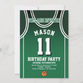 Sport 11 Verjaardagsfeest Uitnodiging (Voorkant)