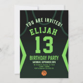 Sport 13 Invitation d'anniversaire (Devant)