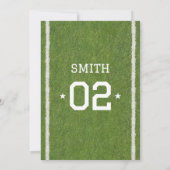 Sport 2e Verjaardagsfeest Uitnodiging (Achterkant)