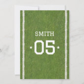 Sport 5e Verjaardagsfeest Uitnodiging (Achterkant)